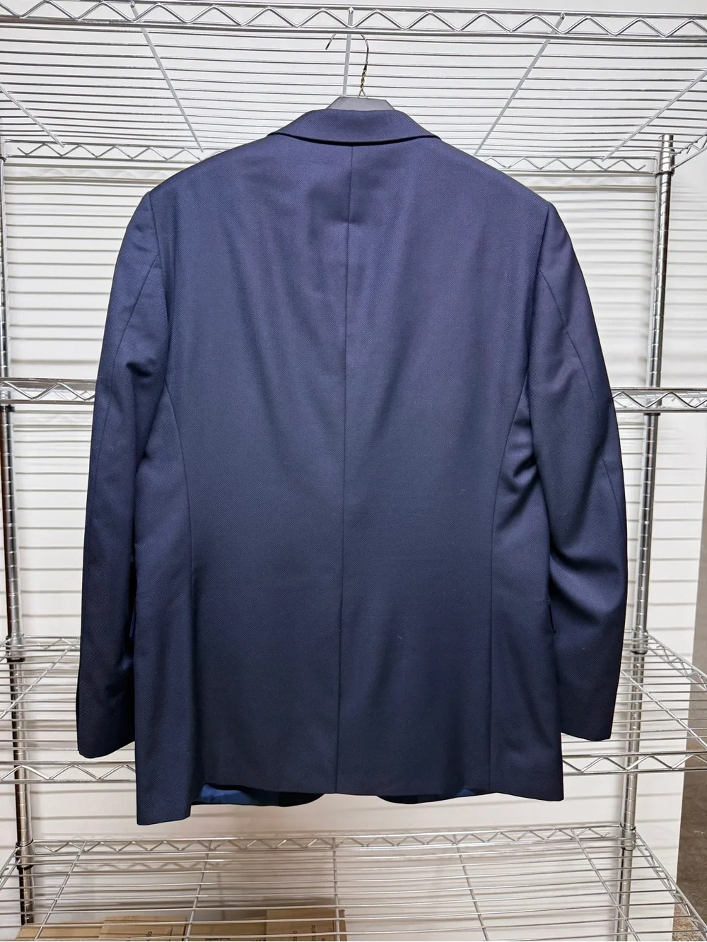 Hart Schaffner Marx Navy Single-Button Sport Coat